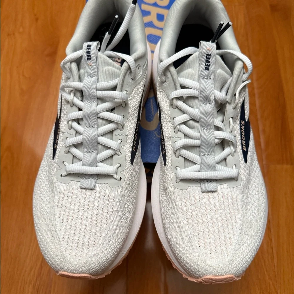 Brooks Revel 7 Navy/Apricot Women's Running Shoes - Picture 2 of 8